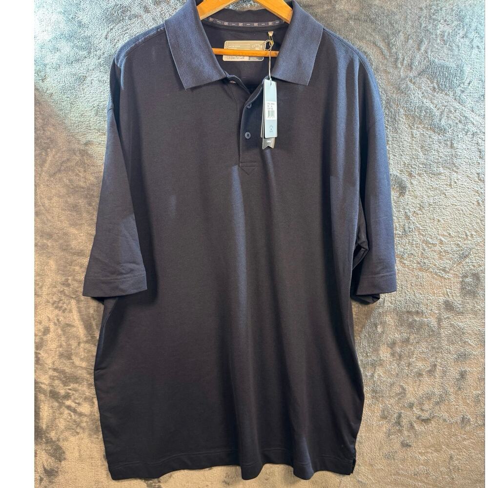 NWT Men’s Cutter & Buck Performance Polo XXL Dark Navy Blue